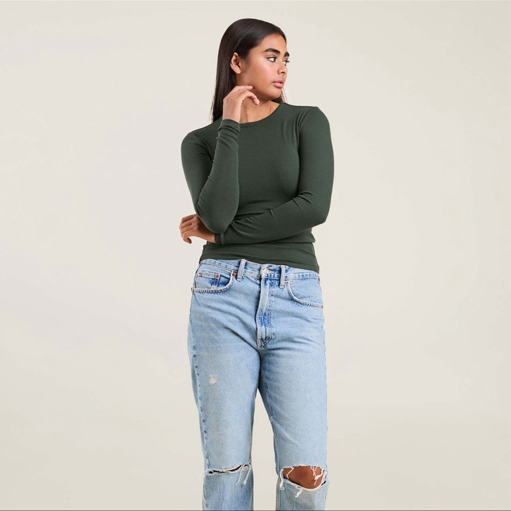 Nuuds Evergreen Slinky Rib - M
